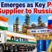 India Emerges as Key Petrol Supplier to Russia