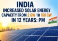 India Increased Solar Energy