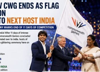 India Receives Commonwealth Games Baton as Glasgow 2026 Concludes