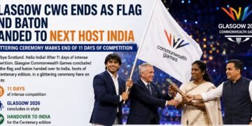 India Receives Commonwealth Games Baton as Glasgow 2026 Concludes
