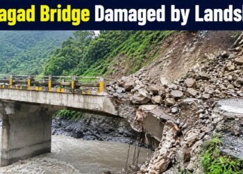 Kulagad Bridge Damaged by Landslide