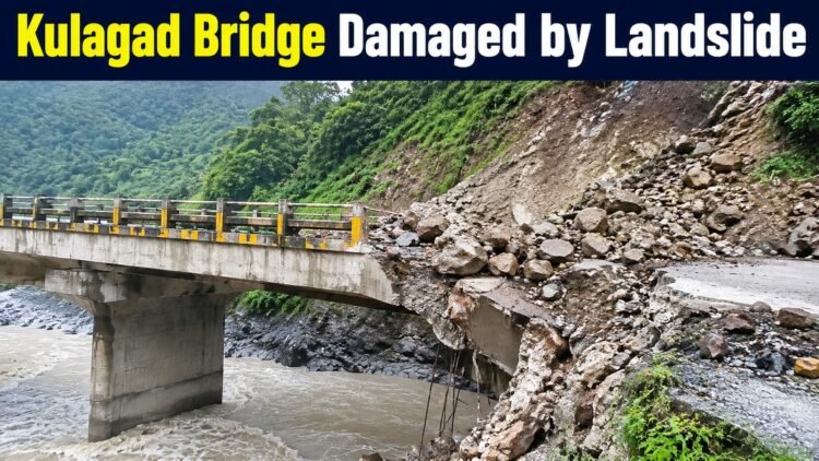 Kulagad Bridge Damaged by Landslide