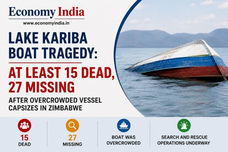 Lake Kariba Boat Tragedy: At Least 15 Dead, 27 Missing After Overcrowded Vessel Capsizes in Zimbabwe