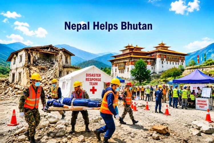 Nepal Helps Bhutan Strengthen Earthquake Preparedness with PM Modi-Backed Coalition Support 1 Nepal Helps Bhutan