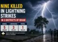 Nine Killed in Lightning Strikes