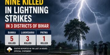 Nine Killed in Lightning Strikes
