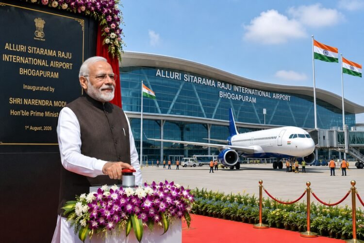 PM Modi Inaugurates Rs 5,000 Crore Bhogapuram Airport, Boosting Andhra Pradesh’s Aviation and Economic Growth 1 PM Modi Inaugurates Rs 5,000 Crore
