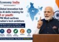 PM Modi Outlines India’s Tech Ambitions, Announces AI Skills Training for 1 Crore Youth