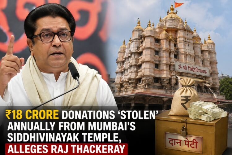 Raj Thackeray Alleges Rs.18 Crore Annual Donation Theft at Mumbai's Siddhivinayak Temple 1 Raj Thackeray Alleges Rs18 Crore Annual Donation