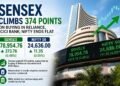 Sensex Climbs 374 Points