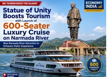 Statue of Unity Boosts Tourism with Launch of 600-Seater Luxury Cruise on Narmada River 3 Statue of Unity Boosts Tourism with Launch of 600-Seater Luxury Cruise on Narmada River