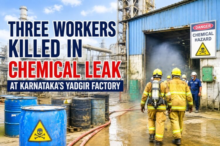 Three Workers Killed in Suspected Chemical Leak at Karnataka's Yadgir Factory 1 Three Workers Killed in Suspected Chemical Leak