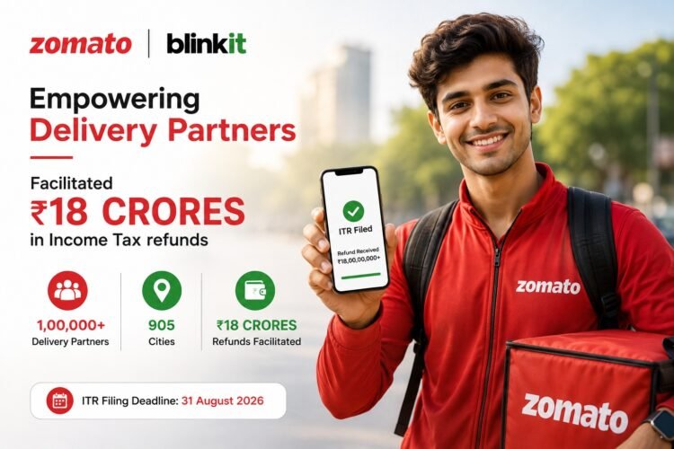 Zomato and Blinkit Help 1 Lakh Delivery Partners