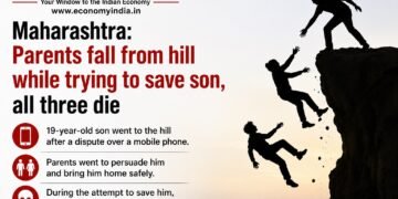 महाराष्ट्र: बेटे को बचाने की कोशिश में माता-पिता भी पहाड़ी से गिरे, तीनों की मौत