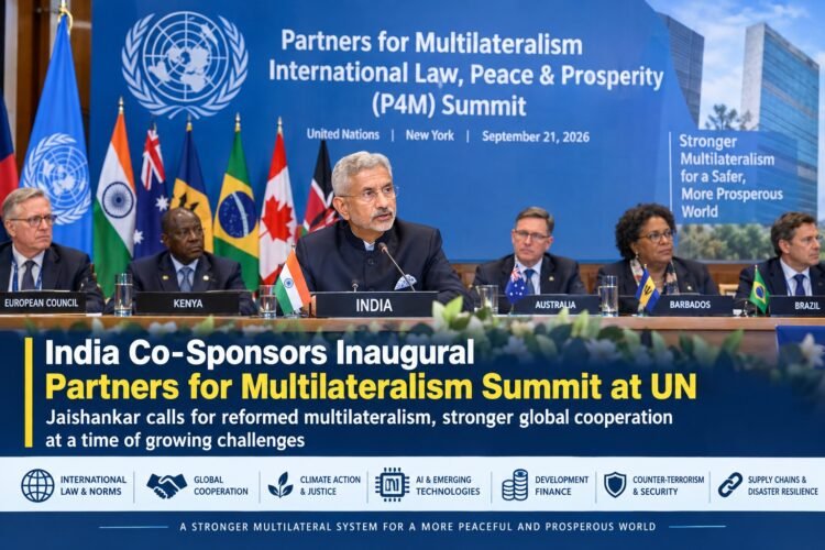India Co-Sponsors Inaugural Partners for Multilateralism Summit at UN 1 India Co-Sponsors Inaugural Partners for Multilateralism Summit at UN