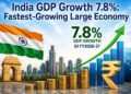 India GDP Growth 7.8%: Fastest-Growing Large Economy