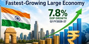 India GDP Growth 7.8%: Fastest-Growing Large Economy