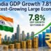 India GDP Growth 7.8%: Fastest-Growing Large Economy