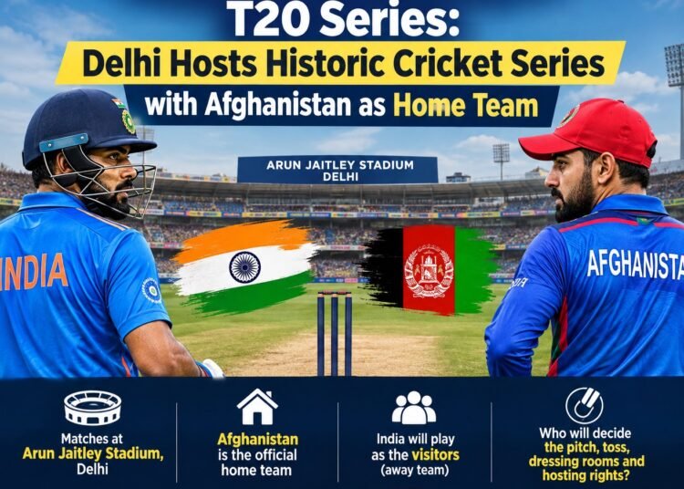 India vs Afghanistan T20 Series: Delhi Hosts Historic Cricket Series with Afghanistan as Home Team