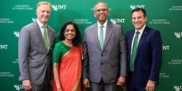 Indian-Origin Couple Donates USD 20 Million to Establish AI College at University of North Texas