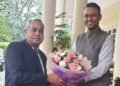 India’s Outgoing Ambassador Naveen Srivastava Meets Nepal Foreign Minister, Discusses Future of Bilateral Ties