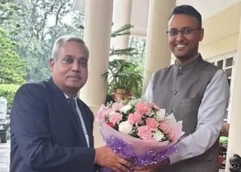 India’s Outgoing Ambassador Naveen Srivastava Meets Nepal Foreign Minister, Discusses Future of Bilateral Ties