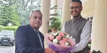 India’s Outgoing Ambassador Naveen Srivastava Meets Nepal Foreign Minister, Discusses Future of Bilateral Ties
