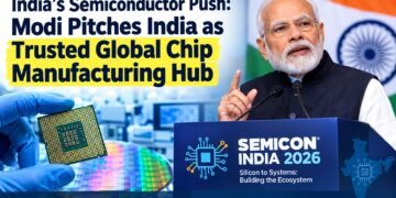 Modi Pitches India as Trusted Manufacturing Hub, Calls for Deeper Semiconductor Ecosystem