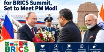 Putin Arrives in New Delhi for BRICS Summit, Set to Hold Talks with PM Modi