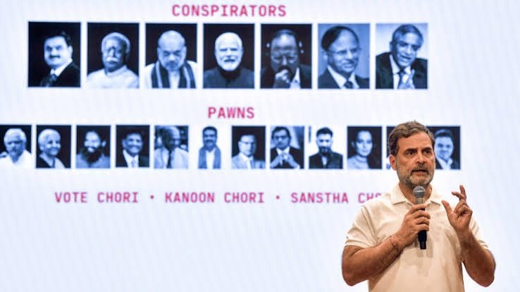 PM, Shah, CEC 'deshdrohis'; Gyanesh Kumar should resign and turn 'approver': Rahul 1 PM, Shah, CEC 'deshdrohis'; Gyanesh Kumar should resign and turn 'approver': Rahul