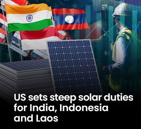 US Imposes Steep Duties on Solar Imports from India