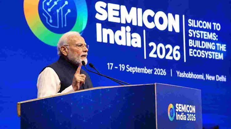 Modi Pitches India as Trusted Manufacturing Hub, Calls for Deeper Semiconductor Ecosystem