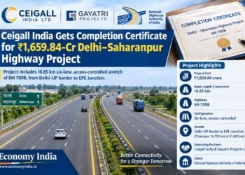 Ceigall India Gets Completion Certificate for ₹1,659.84-Crore Delhi–Saharanpur Highway Project