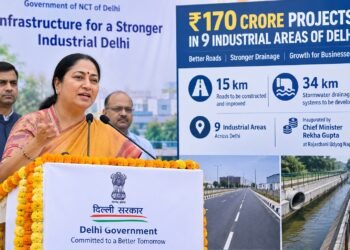 Delhi Launches ₹170-Crore Projects to Upgrade Roads, Drainage in Nine Industrial Areas