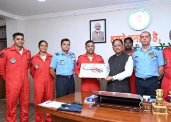 Indian Air Force’s Sarang Team to Stage Spectacular Air Show at Chhattisgarh Rajyotsav on November 2 4 Indian Air Force’s Sarang Team to Stage Spectacular Air Show at Chhattisgarh Rajyotsav on November 2
