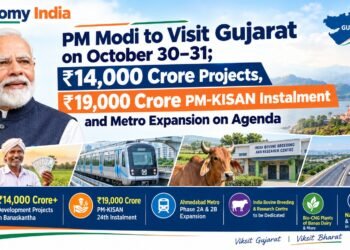 PM Modi to Visit Gujarat on October 30–31; ₹14,000 Crore Projects, PM-KISAN Instalment and Metro Expansion on Agenda