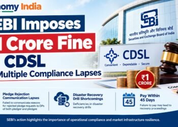 SEBI Imposes ₹1 Crore Fine on CDSL for Multiple Compliance Lapses